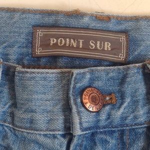 POINT SUR J CREW HIGH-RISE  CROP JEANS SZ 27